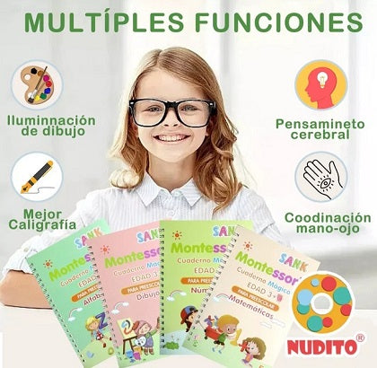 Libros De Caligrafía Montessori X 4