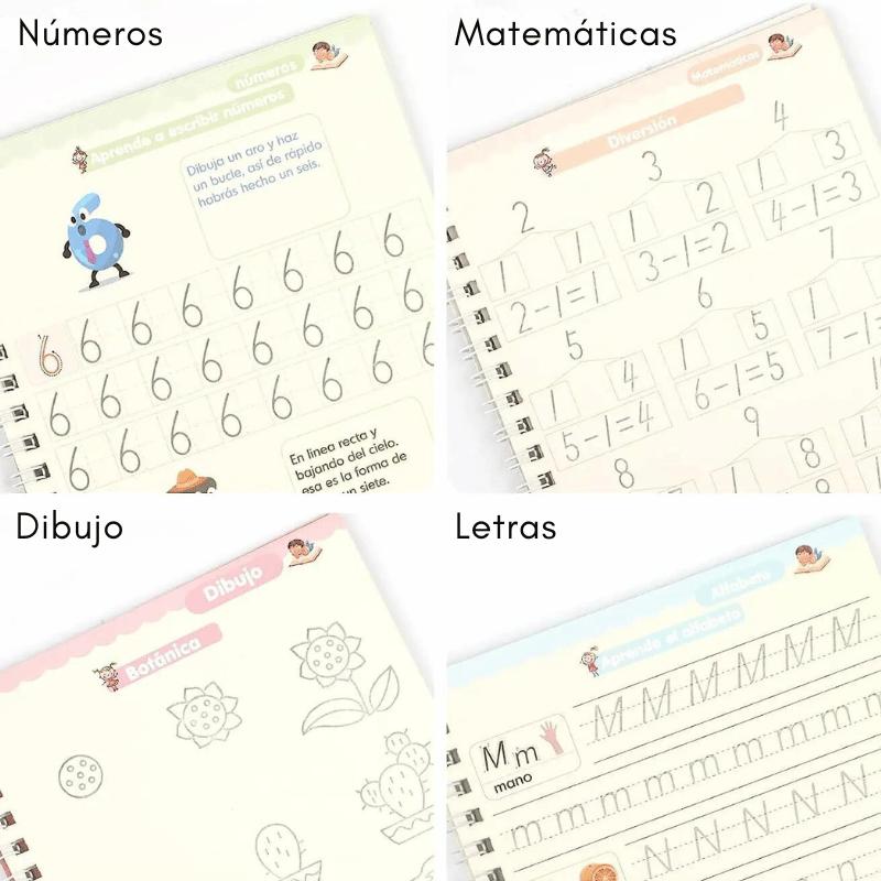 Libros De Caligrafía Montessori X 4