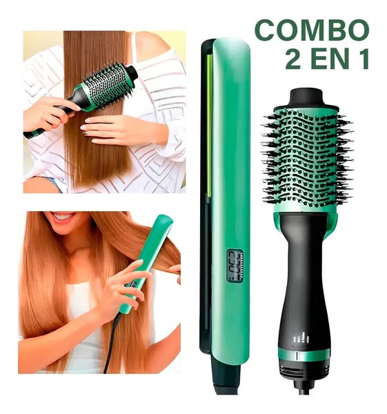 Combo plancha cepillo